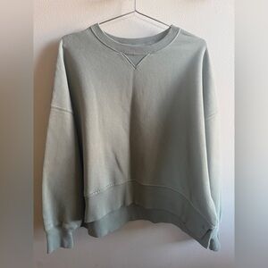 Abercrombie & Fitch Soft Green Crewneck Sweatshirt - Size L/XL